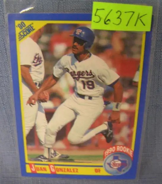 How Much is a Juan Gonzalez Rookie Card Worth