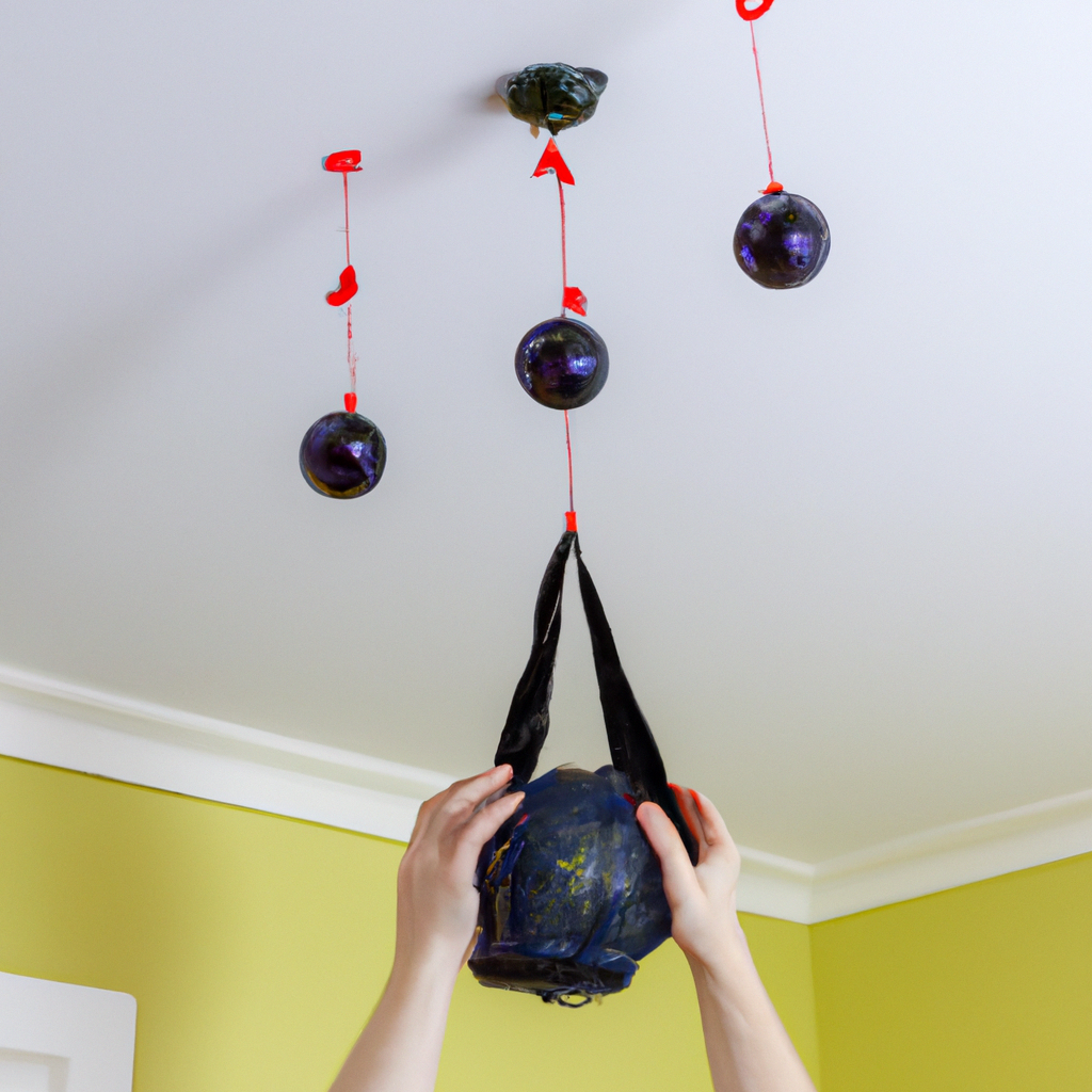 How To Hang Witch Balls From Ceiling