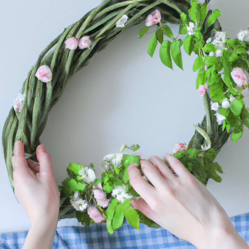 how to make a floral arch swag