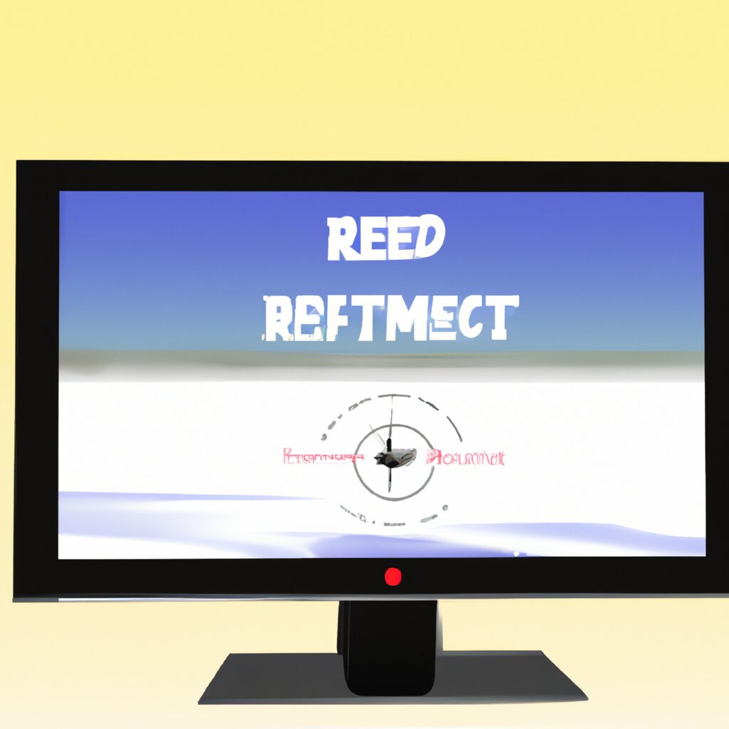 how to refresh a computer screen