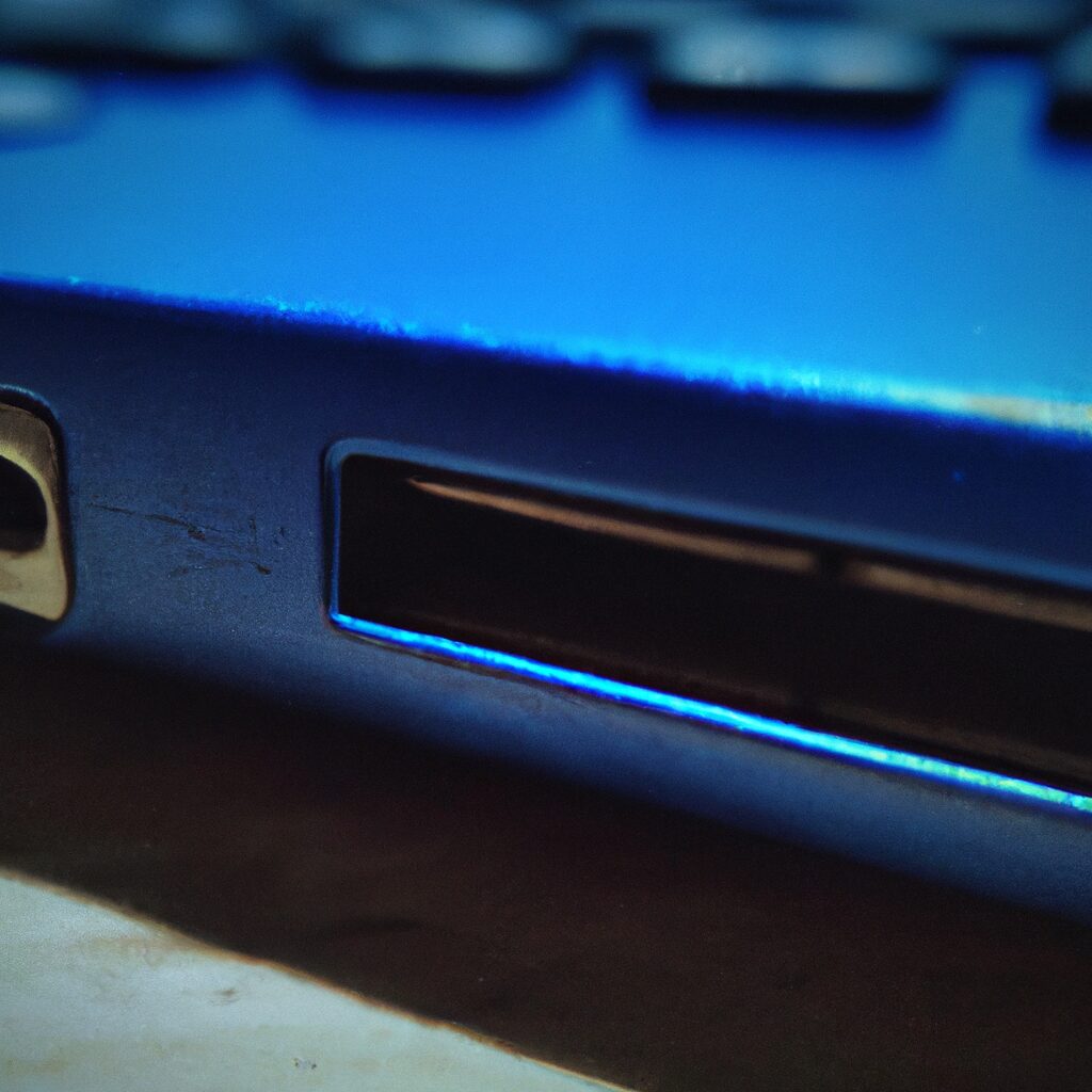 what is the blue usb port on my laptop