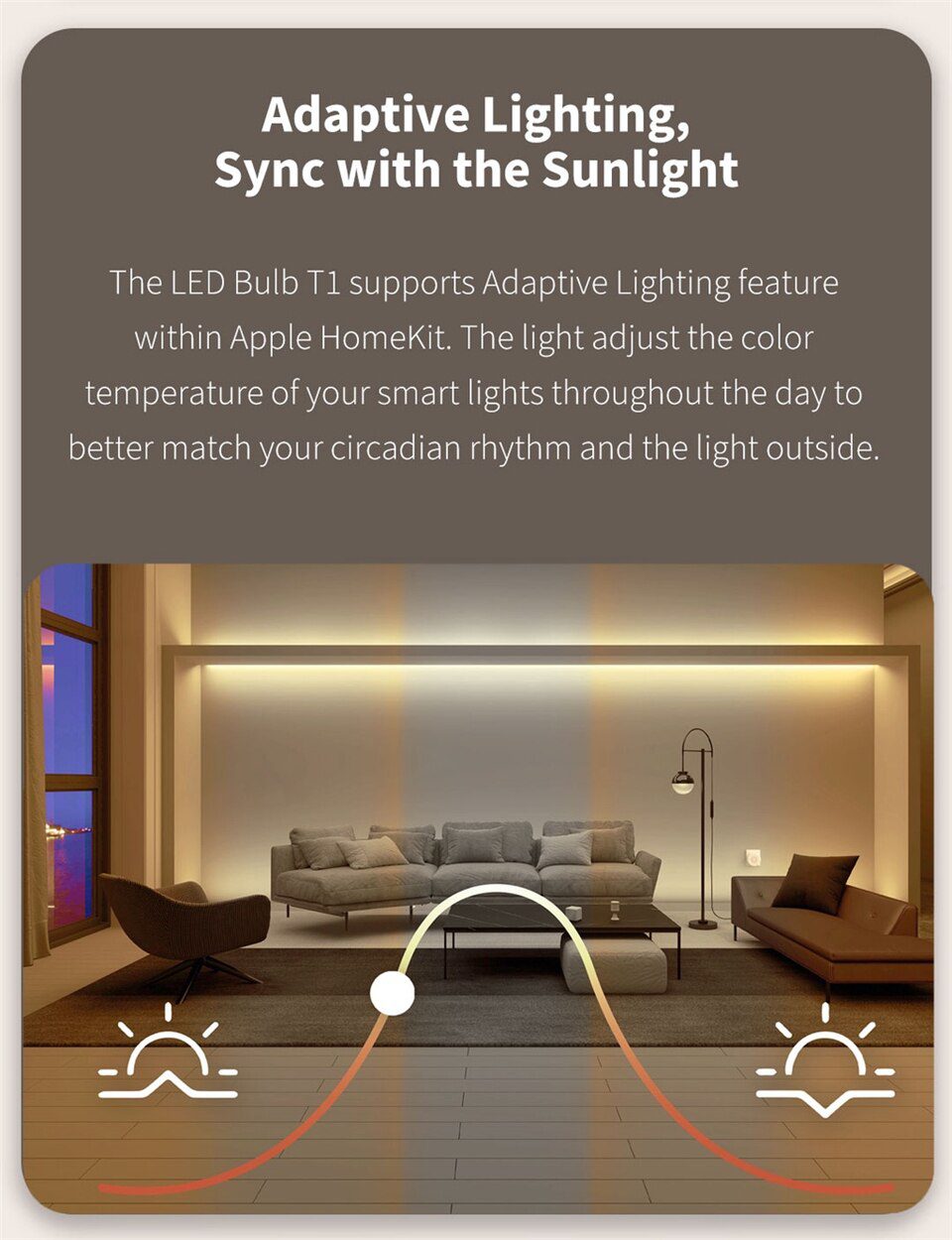 Adaptive Color Temperature Smart Lighting