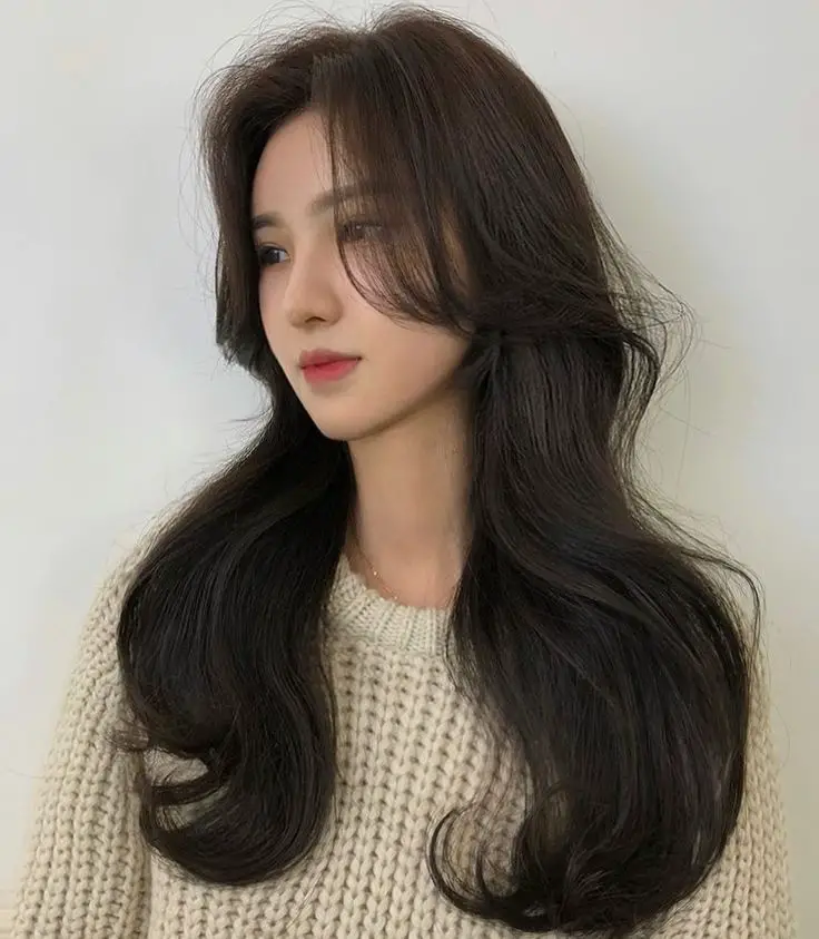 Asian Curtain Bangs