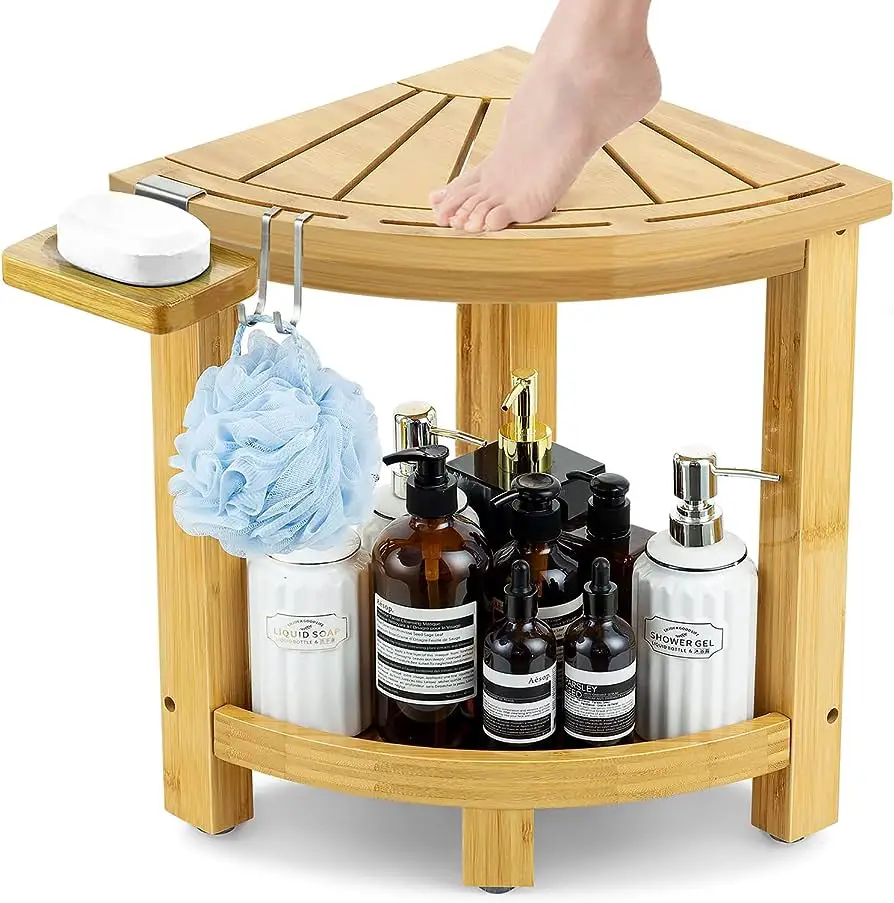 Shower Bench With Shelf