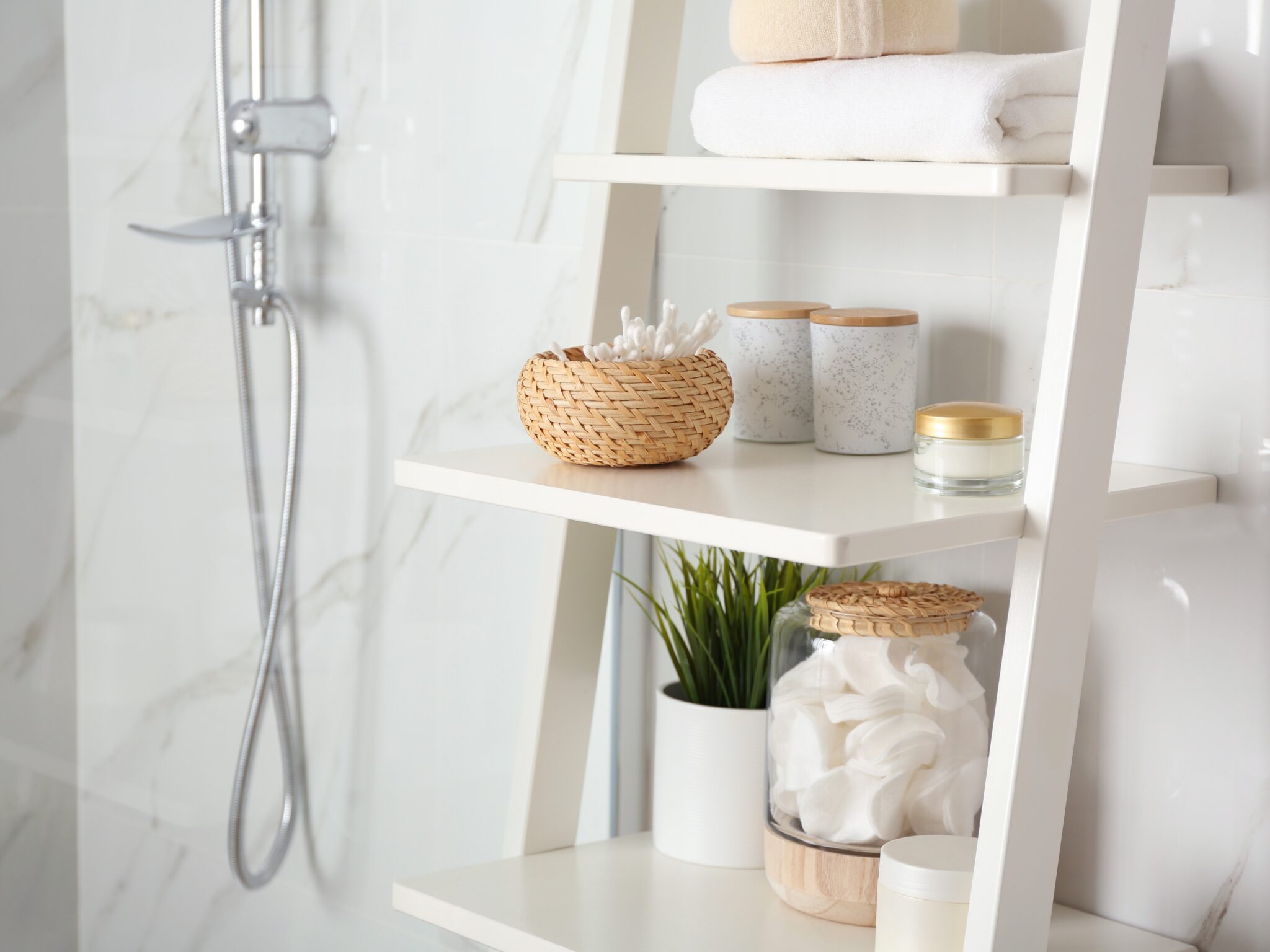 Ceramic Shower Corner Shelf