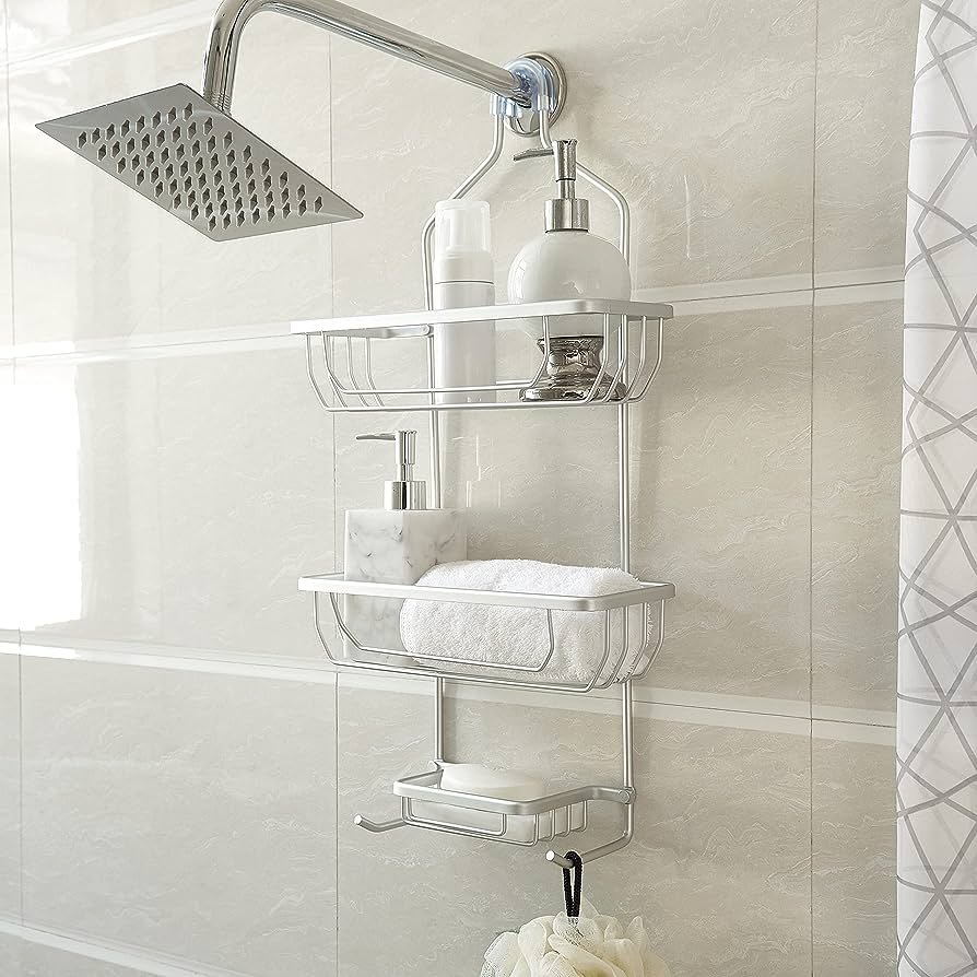 Chrome Shower Shelf: Organize Your Bathroom In Style!