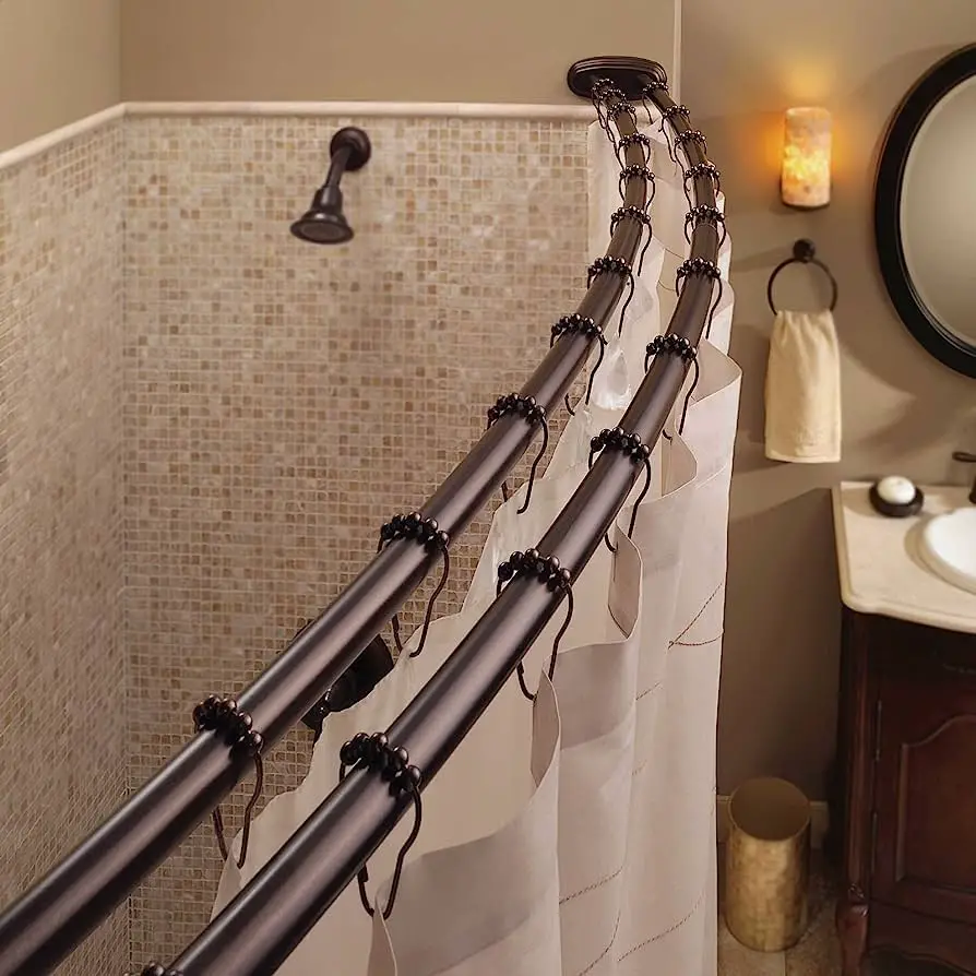 Double Tension Shower Curtain Rod