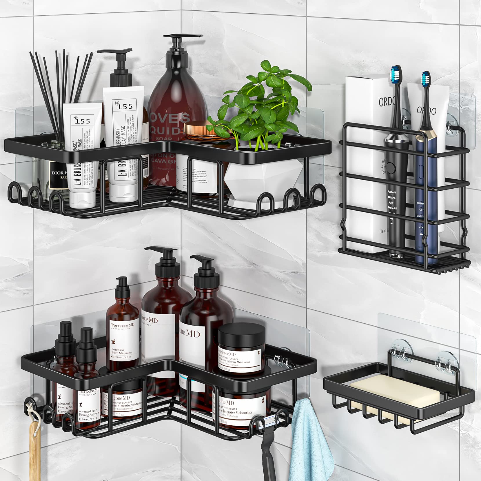Marble Corner Shelf Shower