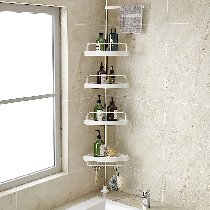 Stainless Corner Shower Shelf Organize Your Bathroom with Style Know