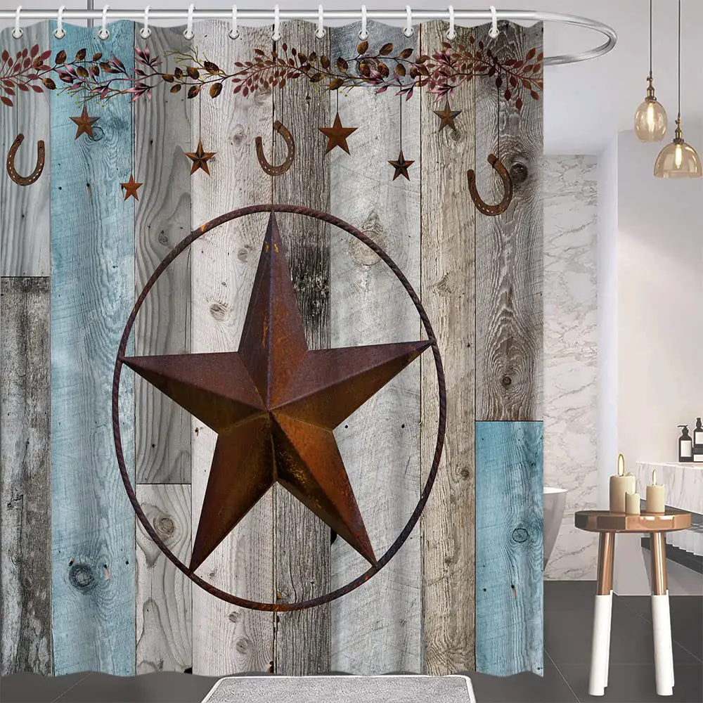 Texas Star Shower Curtain