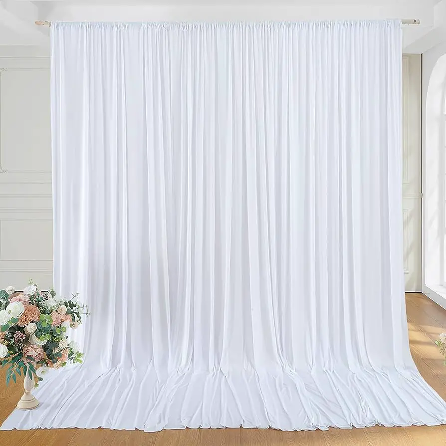 White Backdrop Curtain