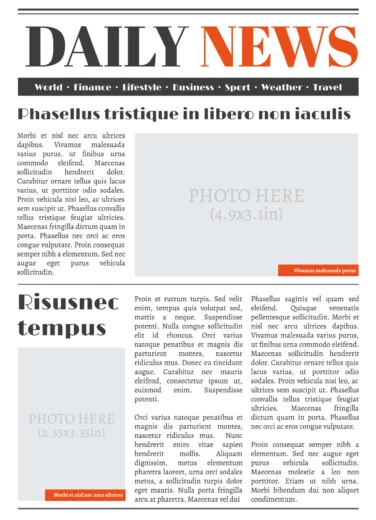 Newspaper Template Google Docs