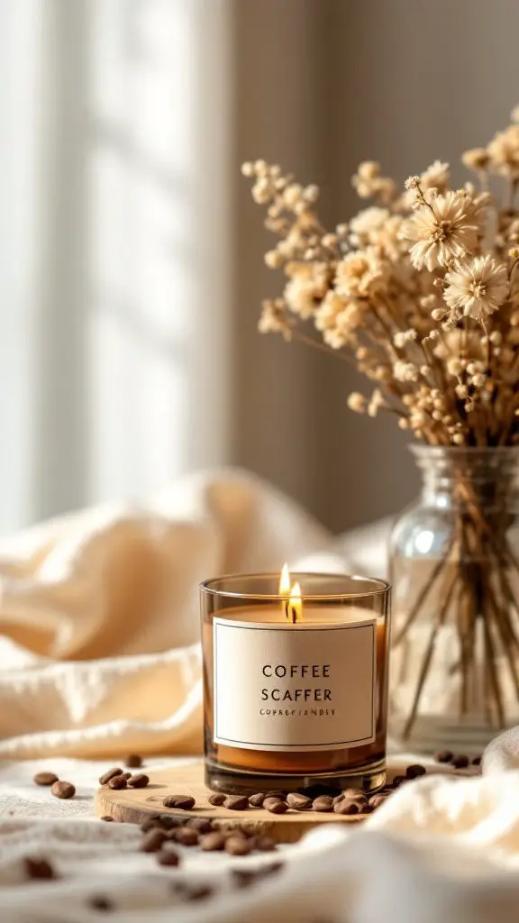 coffee and flowers