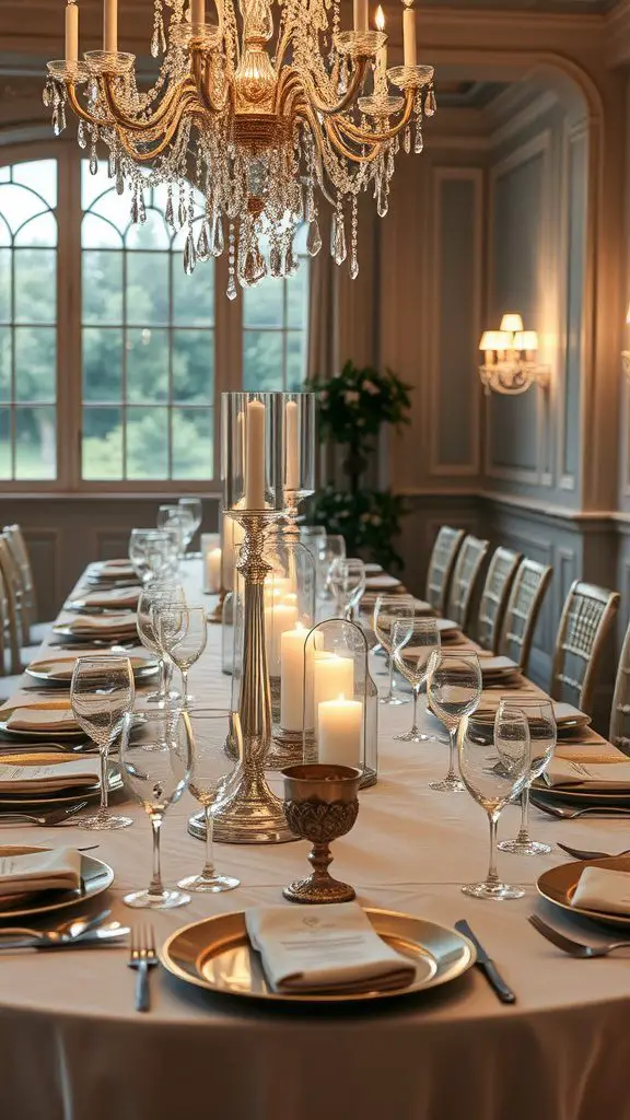 rehearsal dinner decorations table